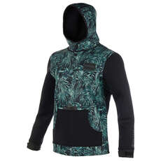 Mystic Voltage Sweat Neopren Hoody - Grünes Allover