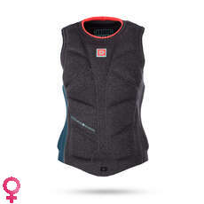 Mystic Diva Donne Back-Zip Impact Vest - Teal