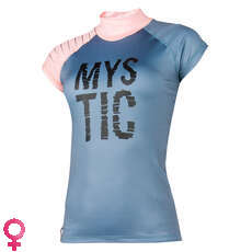 Mystic Women Dutchess Shortsleeve Rash Vest - Peltro