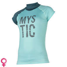 Mystic Women Dutchess Shortsleeve Rash Vest - Teal
