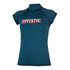 Mystische Frauen Sterne Kurzarm Rash Vest - Teal