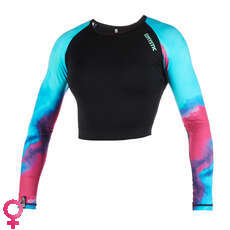 Mystic Womens Dazzled Longarm - Kurzärmliges Crash Top - Rash Vest - Aurora Mystic Womens Dazzled Longarm - Kurzärmliges Crash Top - Rash Vest - Aurora