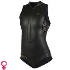 Mystic Womens Diva 3 / 2Mm Fzip - Kapuzenshirt Shorty Neoprenanzug - Schwarz Mystic Womens Diva 3 / 2Mm Fzip - Kapuzenshirt Shorty Neoprenanzug - Schwarz