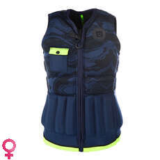 Gilet Impatto Donna Con Risvolto Frontale Diva Mystic Da Donna - Navy / Lime