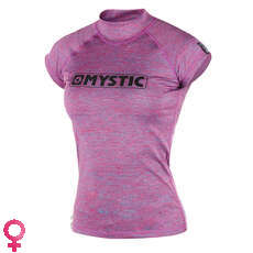Mystic Womens Star Manica Corta Rashvest - Pink Marlee