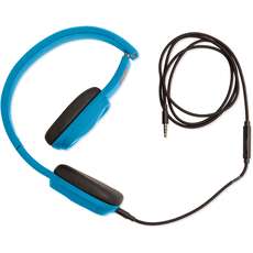 Al Aire Libre Tech Bajas Auriculares Con Cable - Electric Blue Al Aire Libre Tech Bajas Auriculares Con Cable - Electric Blue