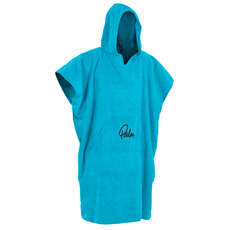 Palm Poncho Changer Robe  - Bleu