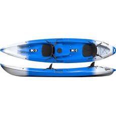 Perception Scooter Zwilling Tandem Sit-On-Top Kajak - Blau / Weiß Perception Scooter Zwilling Tandem Sit-On-Top Kajak - Blau / Weiß