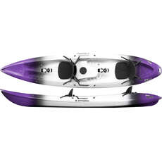 Perception Scooter Zwilling Tandem Sitzen Auf Kajak - Purple / Haze Perception Scooter Zwilling Tandem Sitzen Auf Kajak - Purple / Haze