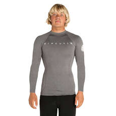 Rip Curl Langarm Dawn Patrol Uv Tee  - Schwarz / Marled