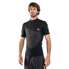 Chaqueta De Traje De Neopreno De Manga Corta Rip Curl Omega De 1,5 Mm - Negro