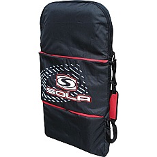 Sola Doppel Padded Bodyboard Tasche / Rucksack - Schwarz / Rot - 42 "