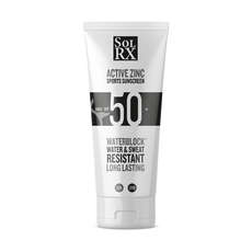 Solrx Spf50 + Wasserfester Sonnenschutz Mit Aktivem Zink-Wasserblock - 100 Ml