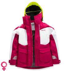 Musto Damen Br2 Offshore Jacke - Cerise / Weiß Musto Damen Br2 Offshore Jacke - Cerise / Weiß