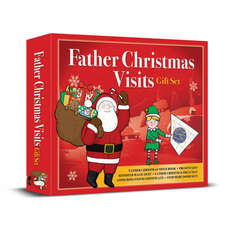 Der Weihnachtsmann Von The Gift Box Company Besucht Das Geschenkset