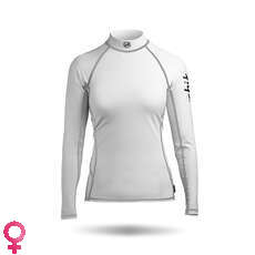 Zhik Lange Hülse Der Frauen Spandex Rash Vest / Wächter - Weiß
