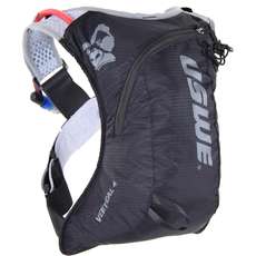 Uswe Vertical 4 Run Pack Con 2L Shape Shift Bexiga - Negro De Carbono