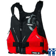 Yak Kallista Legacy (50N) Junior Kayak Flotabilidad Auxilios - Rojo / Negro