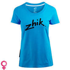Zhik Hydrophobic Womens Zhik Print Tee - Cyan