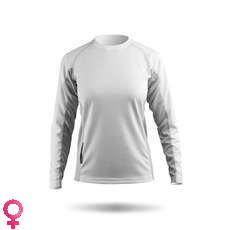 Zhik Langarm Womens Zhikdry Rennen Top - Weiß