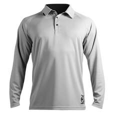 Zhik Mens Long Sleeve Zhikdry Segeln Polo - Ash
