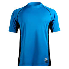 Zhik Mens Short Sleeve Zhikdry Sailing Top - Blau