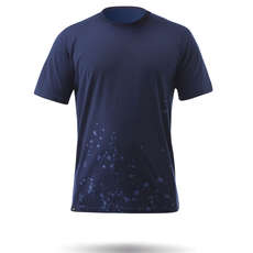 Zhik Spray Poly Cotton Tee - Blue