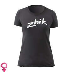 Zhik Frauen Classic Zhik Logo T-Shirt Aus Poly-Baumwolle - Charcoal