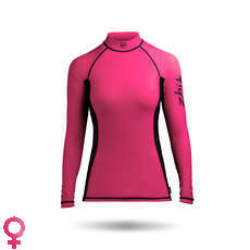 Zhik Lange Hülse Der Frauen Spandex Rash Vest / Wächter - Pink