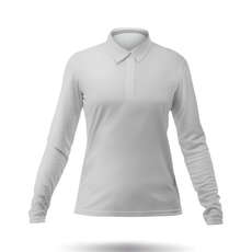 Zhik Womens Long Sleeve ZhikDry LT Sailing Polo - Ash