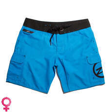 Zhik Womens Mikrofaser Boardies Board Shorts - Cyan