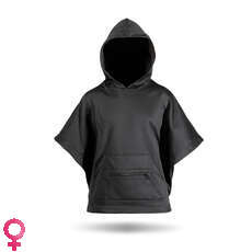 Zhik Frauen Zfleece Kapuze Cape - Kohle